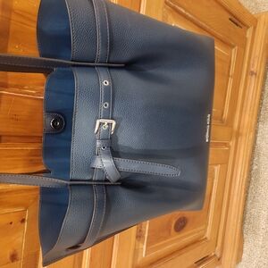 Michael Kors Navy Blue Shoulder Bag